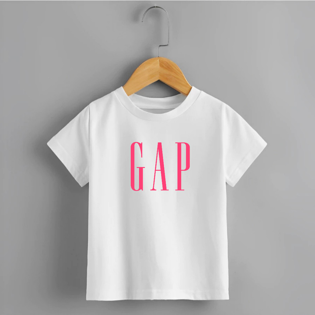 Camiseta Infantil / Juvenil Unissex - Estilosa GAP  - Camisa 100% Algodâo 30.1 - Menino/Menina