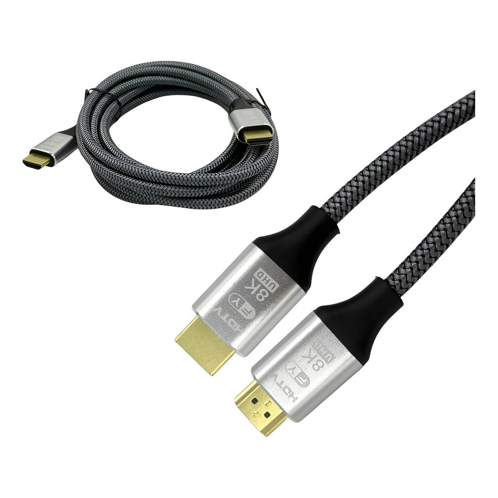 Cabo Hdmi 2.1 8k/60hz 4k/120hz Hdr Uhd 48gbps Hi-speed 3m