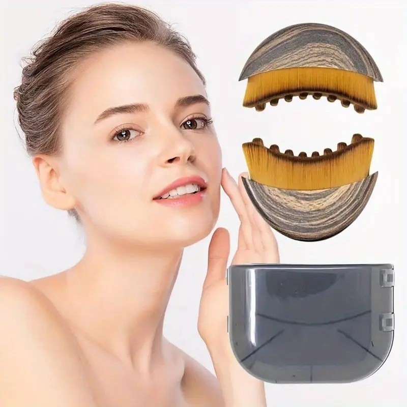 Escova Facial De Contorno Linfático , Escultura De Mandíbula De Queixo , Massageador De Drenagem Para Rosto , Ergonomica em Oferta na Shopee