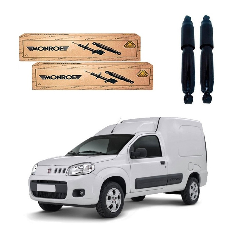 Par Amortecedor Traseiro Nova Fiorino 1.4 2013 A 2016 em Oferta na Shopee