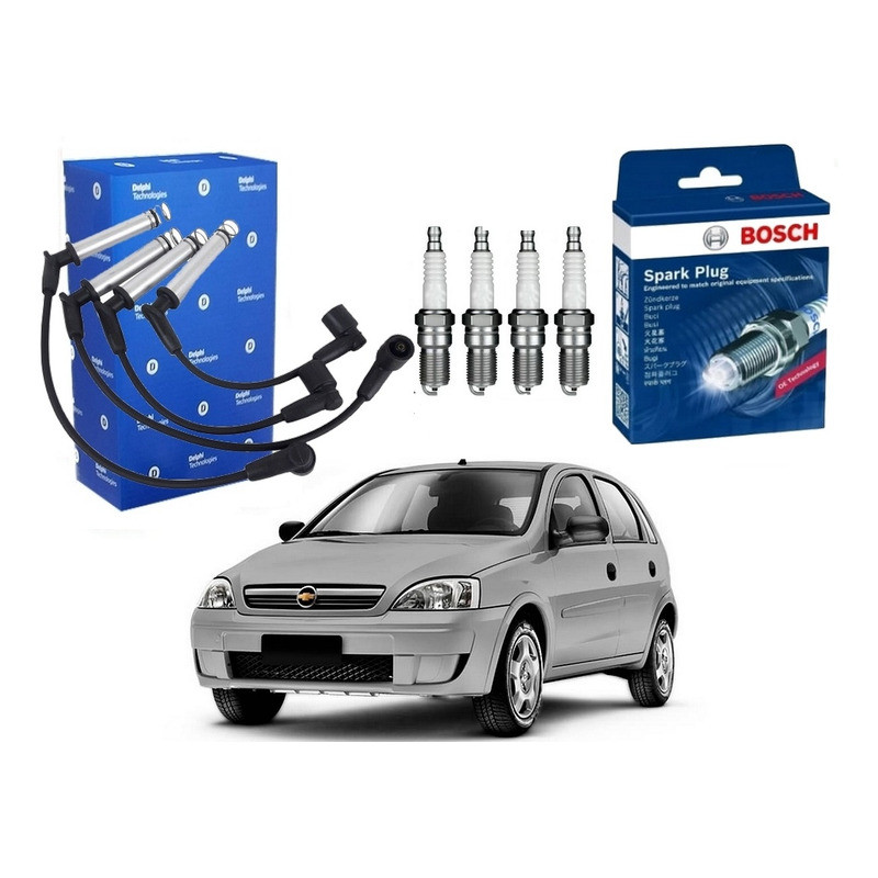 Kit Vela Cabo Delphi. Corsa Novo 1.0 Flex 2005 A 2012