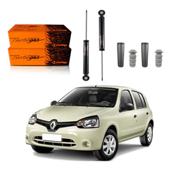 Kit Amortecedor Traseiro, Clio 1.0 2013 A 2016