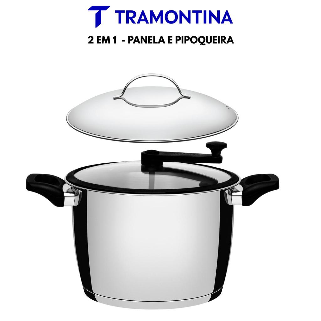 Panela Pipoqueira 2em1  Indução Allegra Tramontina em Oferta na Shopee