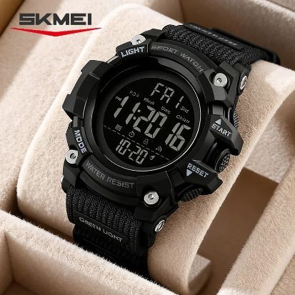 SKMEI 1384 Relógio Eletrônico Esportivo À Prova D'água Para Homens Relógios De Pulso Digitais Militares De Choque 1358