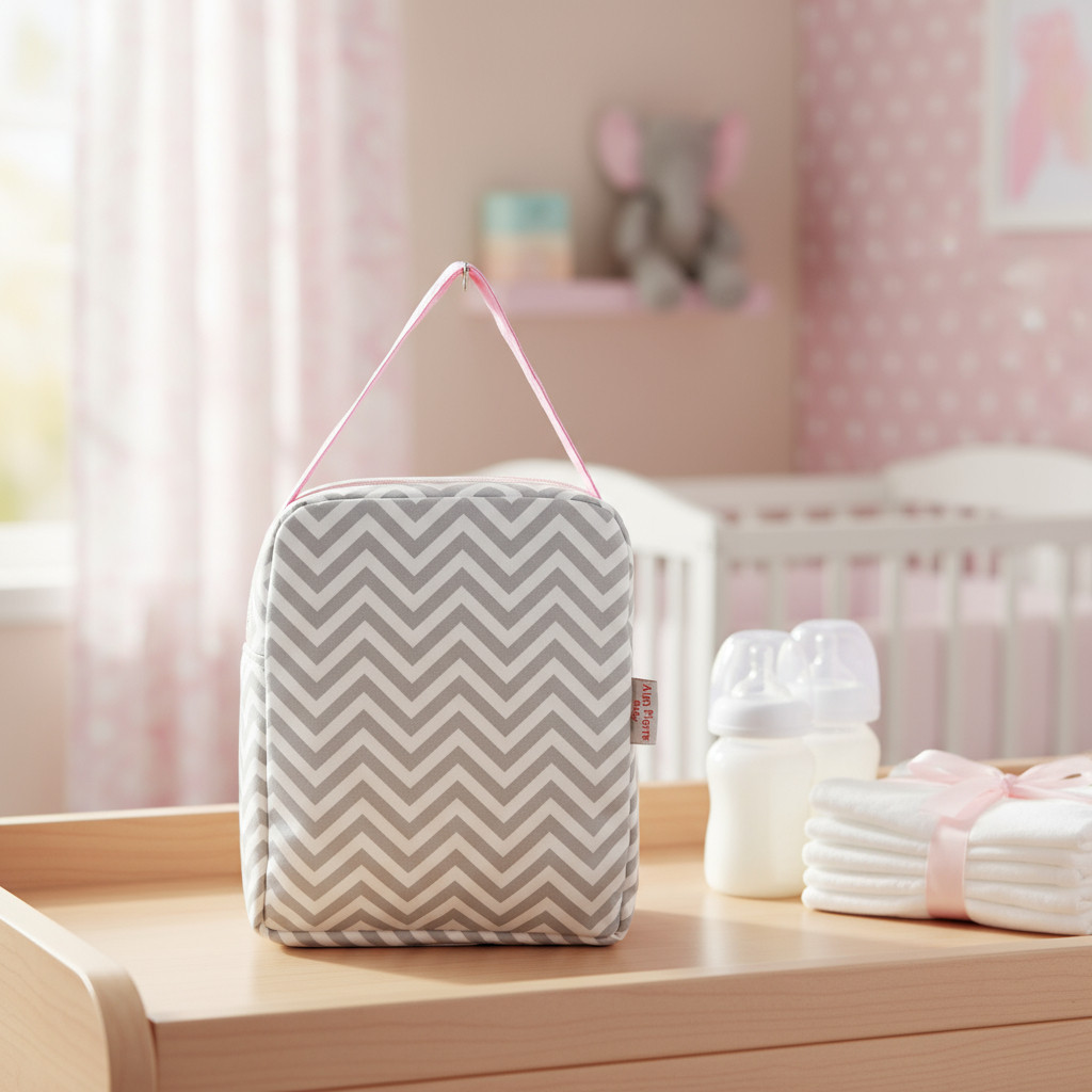 Porta Mamadeiras Alan Pierre Bolsa Térmica - Chevron