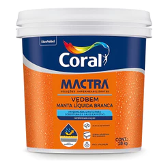 Vedbem Manta Liquida Branca 18kg Coral Mactra Acabamento Fosco Cor Branco