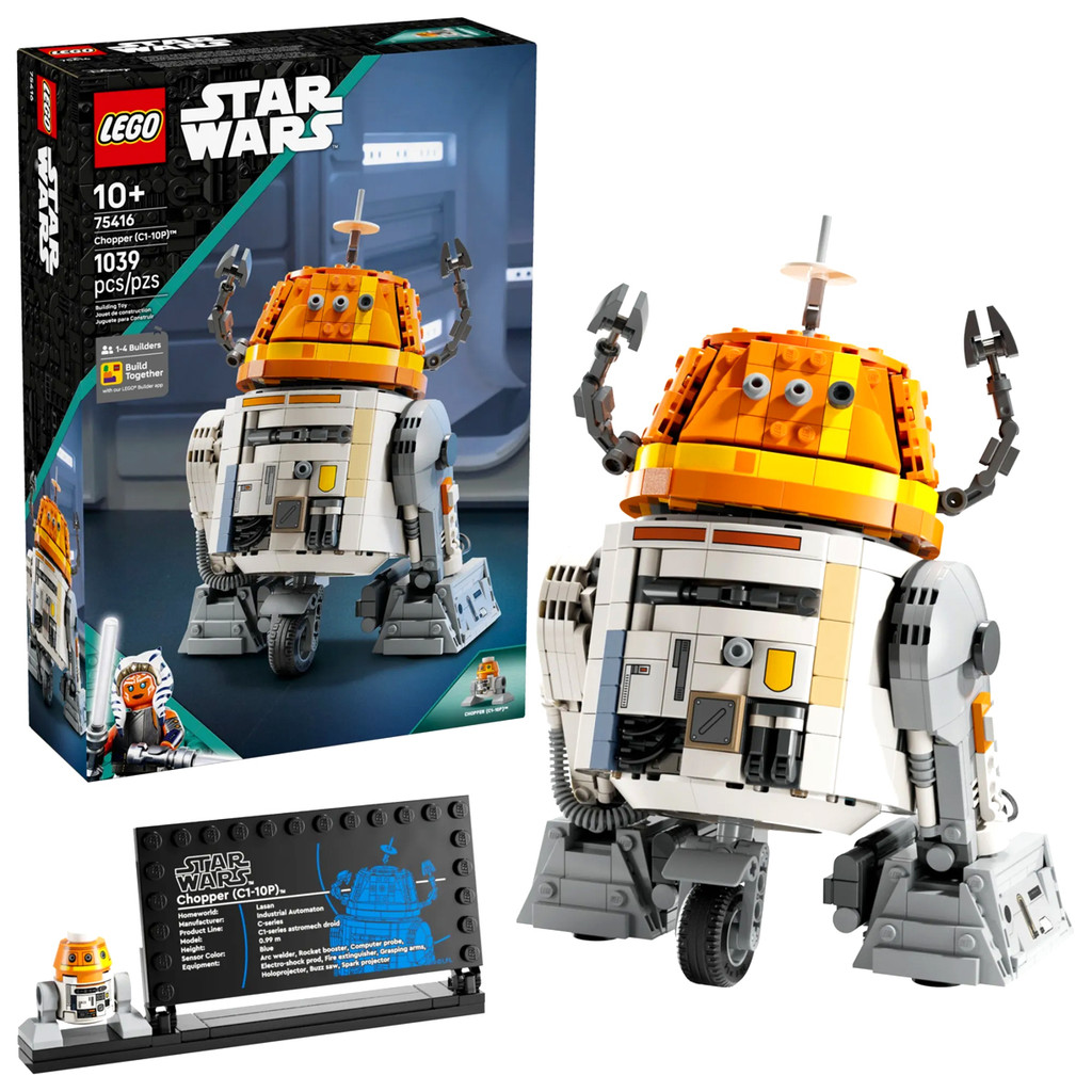 LEGO Star Wars Chopper C1-10P 75416 Droid Astromecânico 1039 Peças