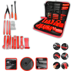 Kit 19 Pçs Jogo Espátulas De Nylon Para Painel Automotivo