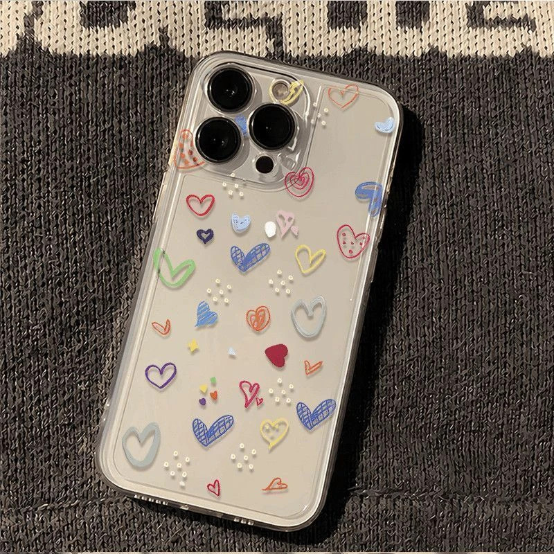 Capa Capinha Anti Impacto Para iPhone 11 12 13 14 15 16 17 XR X XS Pro Max Plus Bonito Dos Des  coração 11717 em Oferta na Shopee