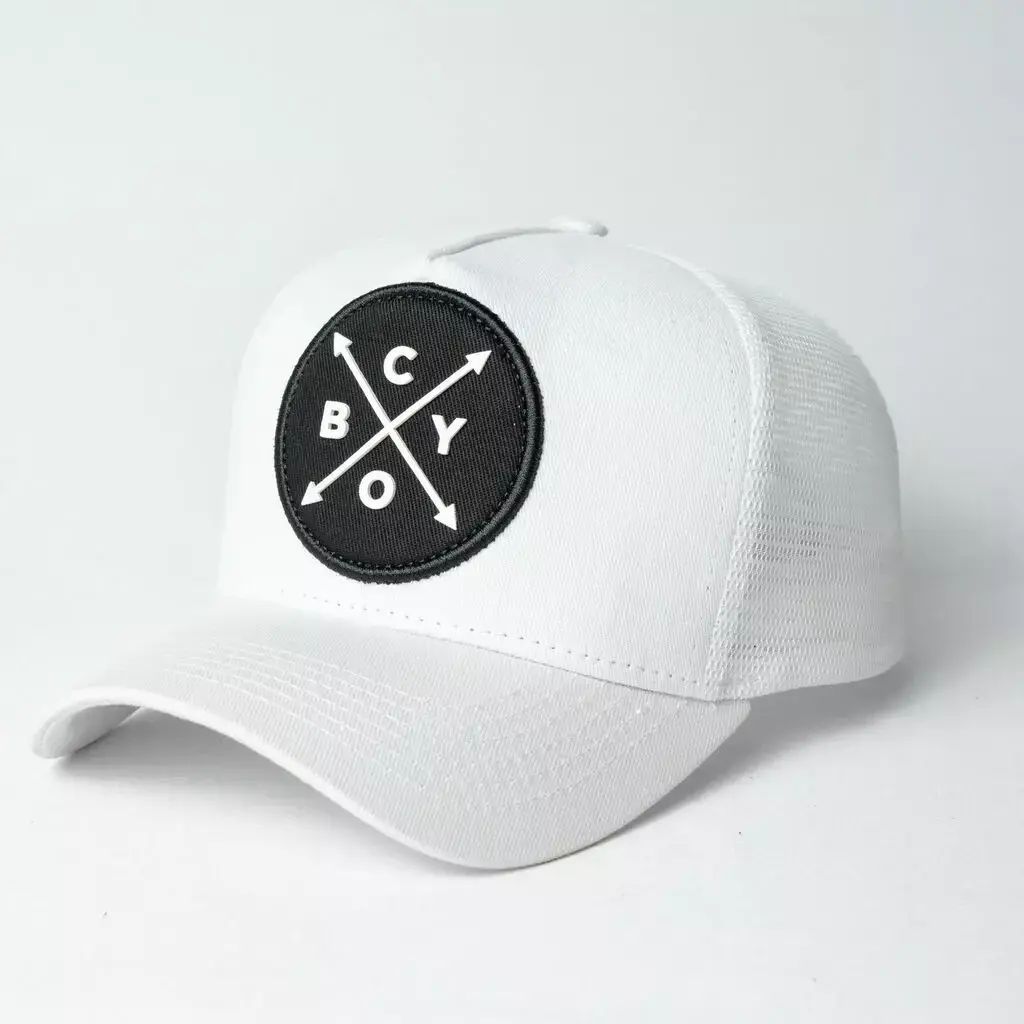 Boné ChoraBoy Aba Curva Trucker - Branco - PB- REF 143