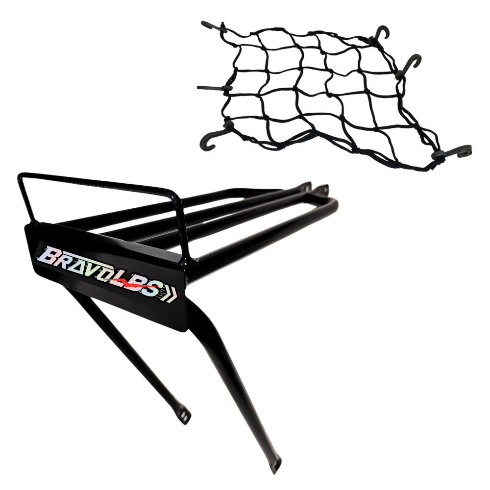 Garupa Reta BH Com Chapa Chapada Bravo LBS + Redinha 35x35cm