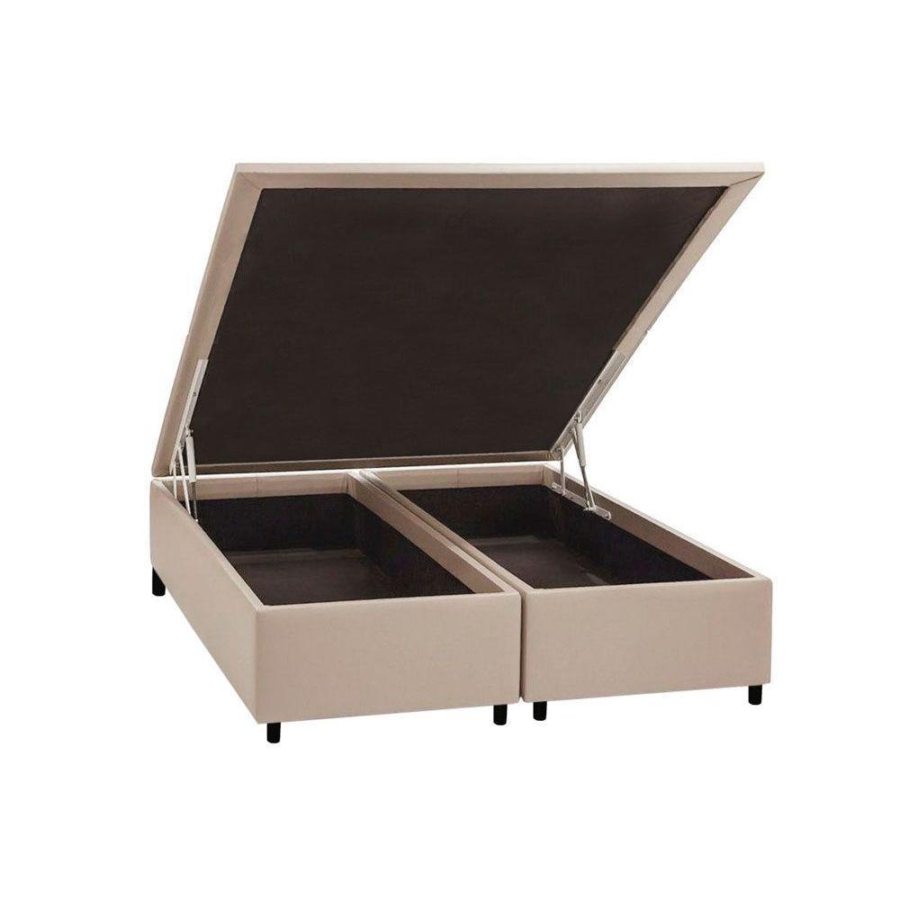 Cama Box Baú Queen Universal Courano Clean (158x198x35) - Costa Rica em Oferta na Shopee