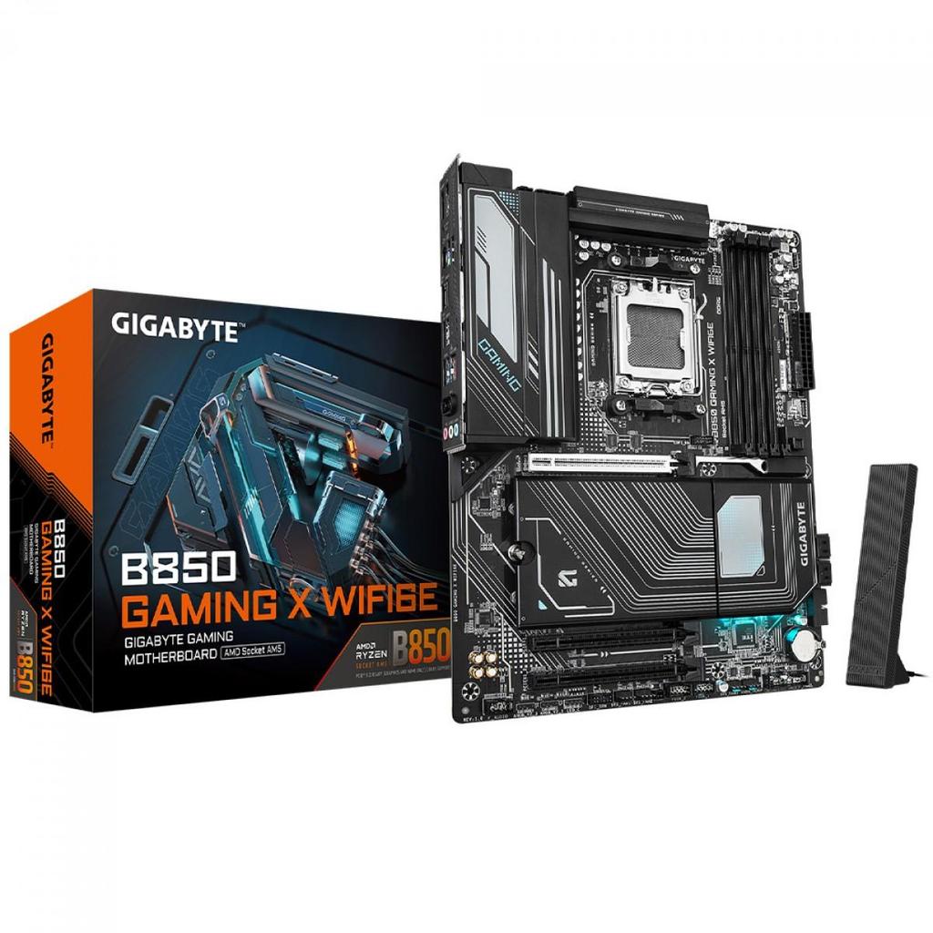 Placa Mãe Gigabyte B850 Gaming X WIFI6E, Chipset B850, AMD AM5, ATX, DDR5