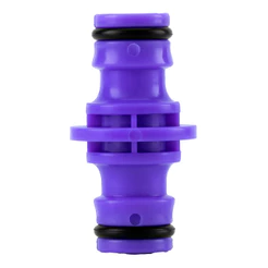CONECTOR DE MANGUEIRA, DUPLO, ENGATE RAPIDO, ENCAIXE 1/2POL., 1PC // PALISAD