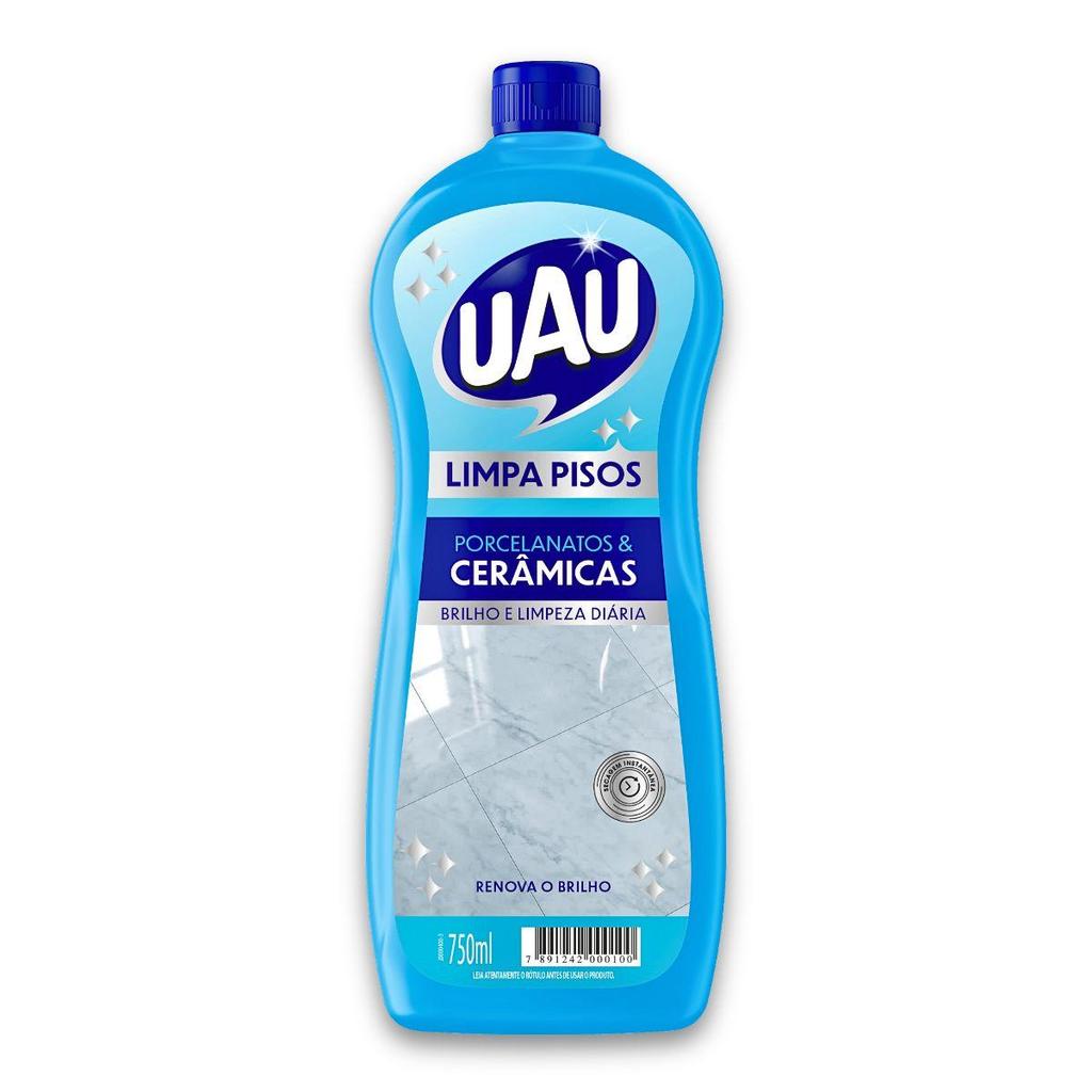 Limpa Pisos 750ml UAU Porcelanatos e Cerâmicas em Oferta na Shopee