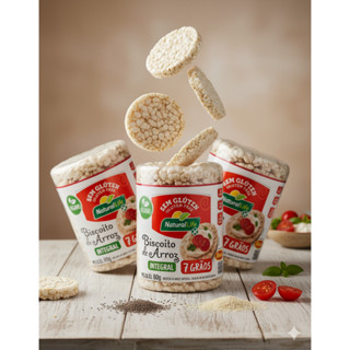 Biscoito De Arroz Integral Natural Life Pacote 80g - TRADICIONAL em Oferta na Shopee