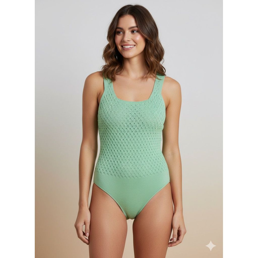 Body Tricô Feminino Modal Básica Tricot Decote Quadrado em Oferta na Shopee