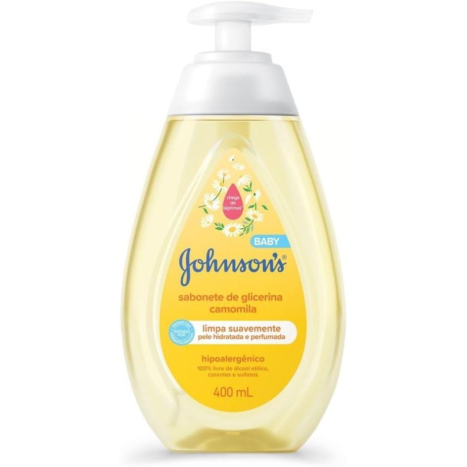 Sabonete Líquido Glicerina Camomila Johnson's Baby 400ml