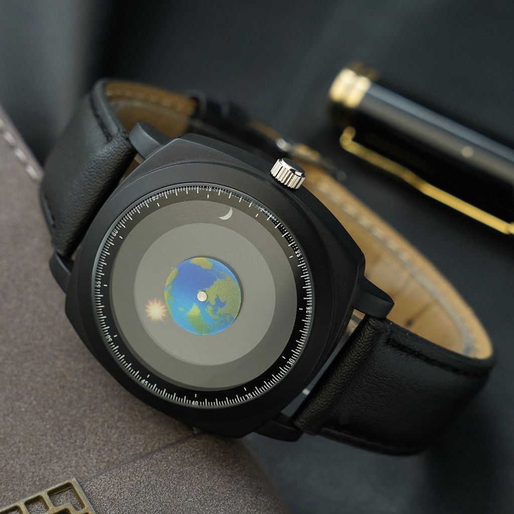 2025 Relógio Magnético Estrela Lua Cronógrafo Relógio Masculino Moda Menino Terra Relógio Sol Lua Ponteiro Cinto Relógio