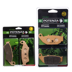 Kit Pastilha de Freio Potenza Dianteira e Traseira Honda XRE 190 ABS de 2016 até 2024, XRE 300 ABS de 2019 Até 2023