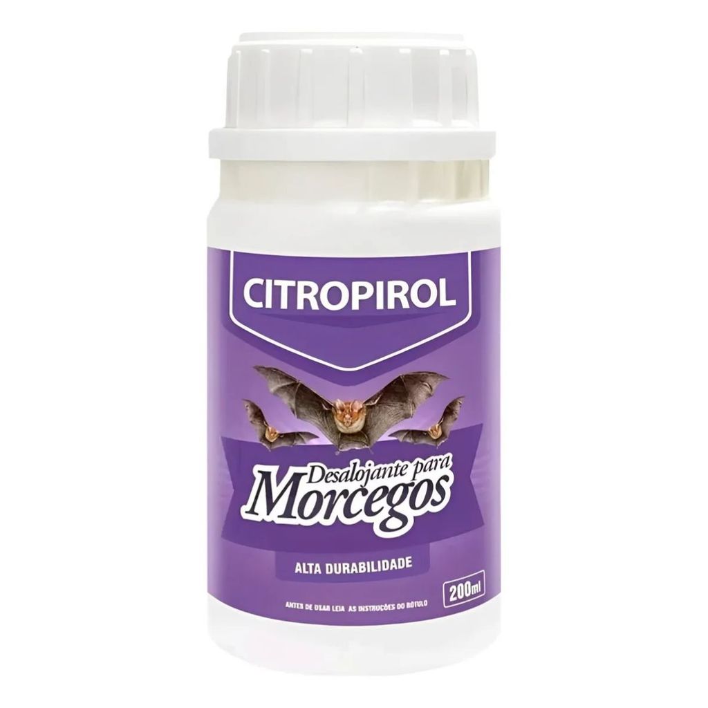 Citropirol 200ml Repelente Afasta Desaloja Morcegos Citromax em Oferta na Shopee