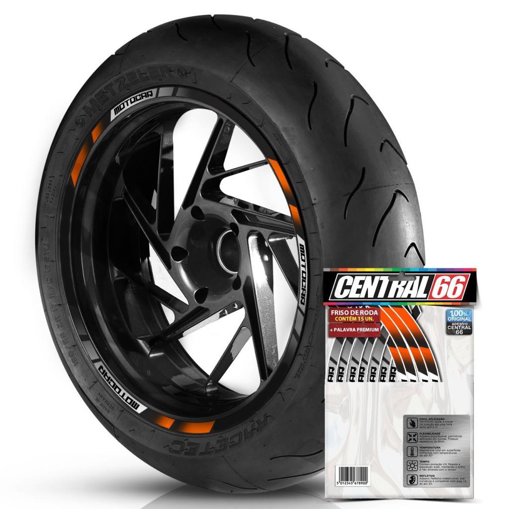 Adesivos Friso de Roda Kit M2 Compativel com Motocar Cores Refletivo Aro 13 ao 22 8mm Kit Completo Filete Moto