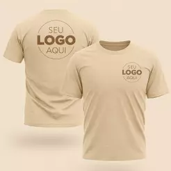 Camiseta Personalizada Basica Estampada Uniforme Empresa 100% Algodão Logo