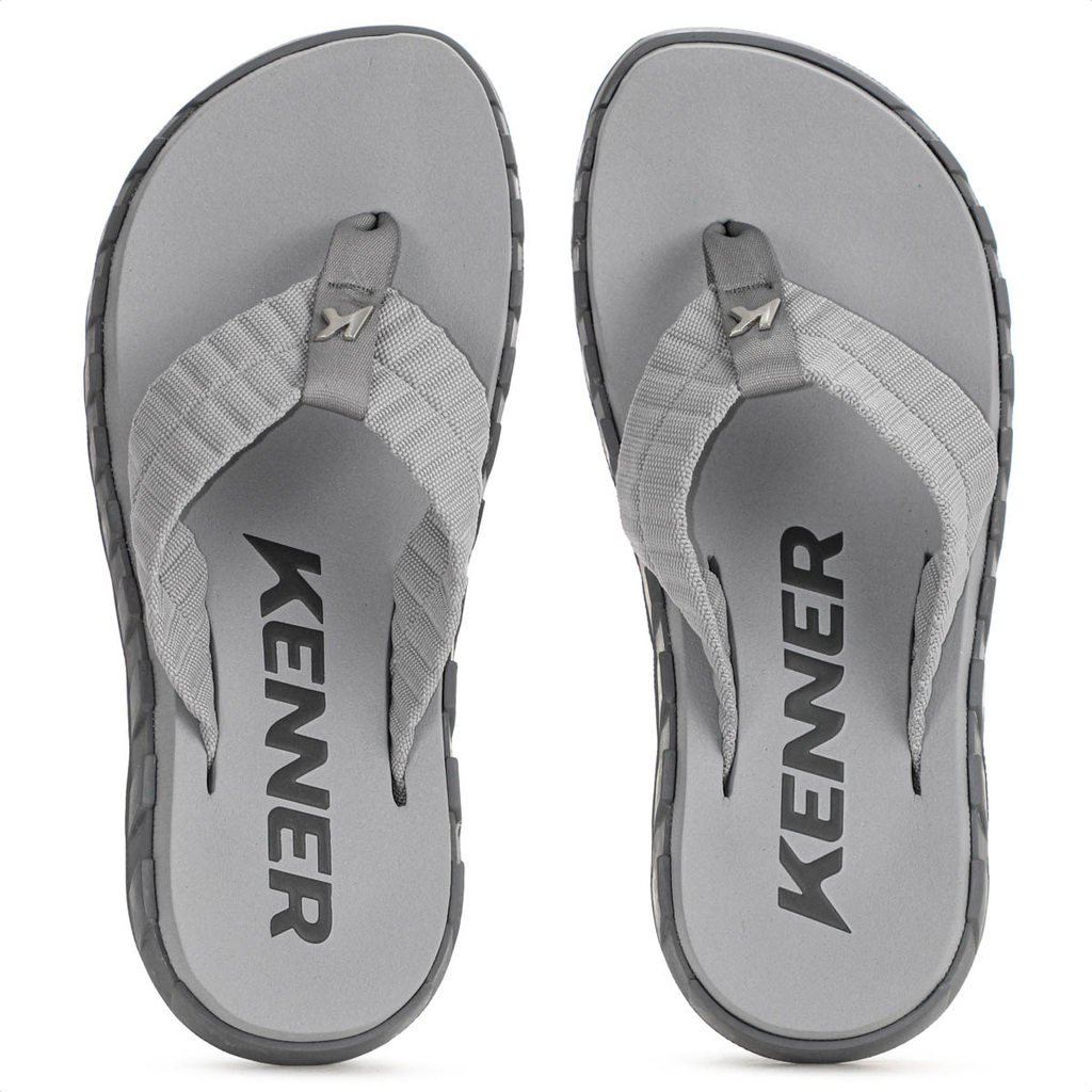 Chinelo Kenner Megah Puffer Cinza - Masculino