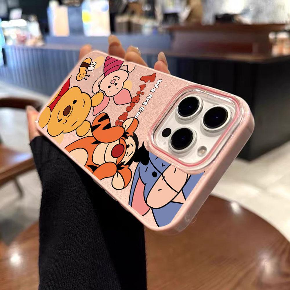 Capa Para IPhone 17 Pro Max 17Air 16 15 13 11 14 12 11 Xs XR Dos Desenhos Animados Winnie The Pooh Caso De Telefone