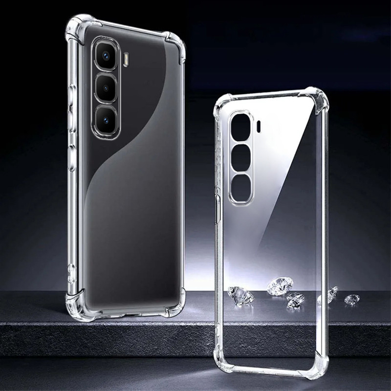 Para Infinix Quente 60 Pro Plus Caso À Prova De Choque Macio Telefone Capa 60i 5G 4G em Oferta na Shopee