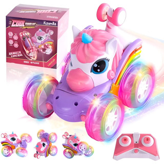 Carrinho Unicórnio Recarregável Com Luzes Coloridas Som Com Controle Remoto Infantil Menina Kizumba em Oferta na Shopee