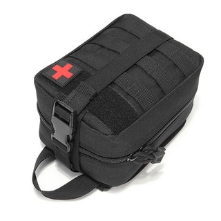 Saco De Socorros Emergência - Mochila Bolsa Nylon 800D 15x20x9CM para Camping Carro e Ext…