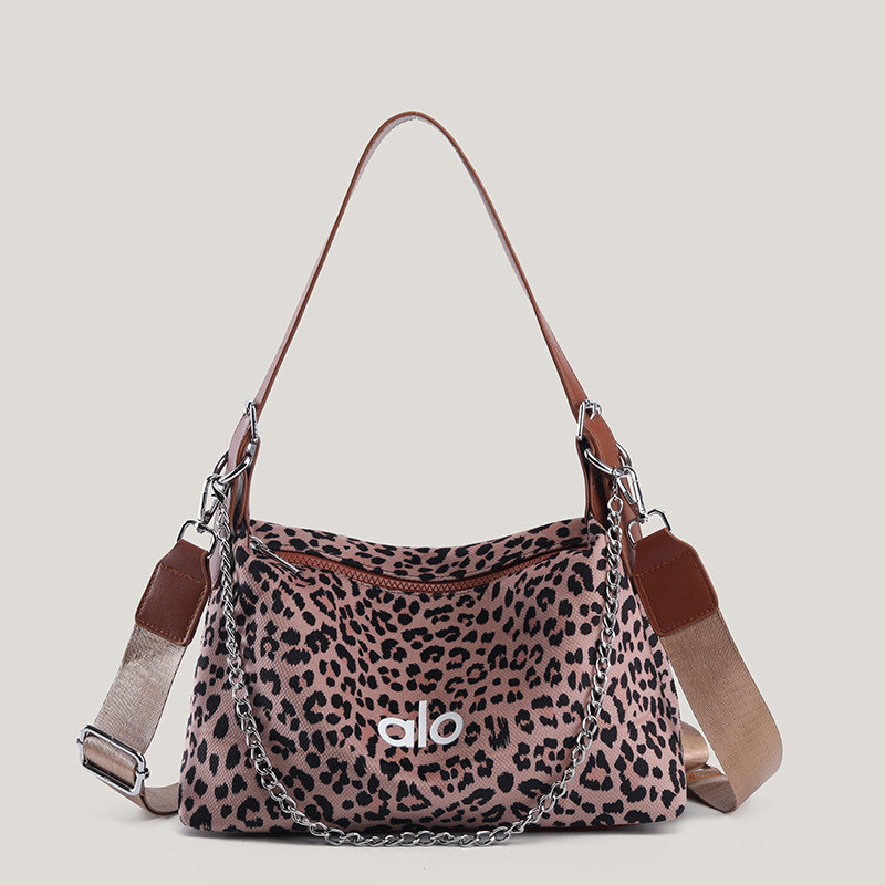 F Bolsa Feminina Bolsa de Ombro com Estampa de Leopardo Bolsa Feminina nas Axilas Bolsa Mensageiro Commuter Bolsa de Com