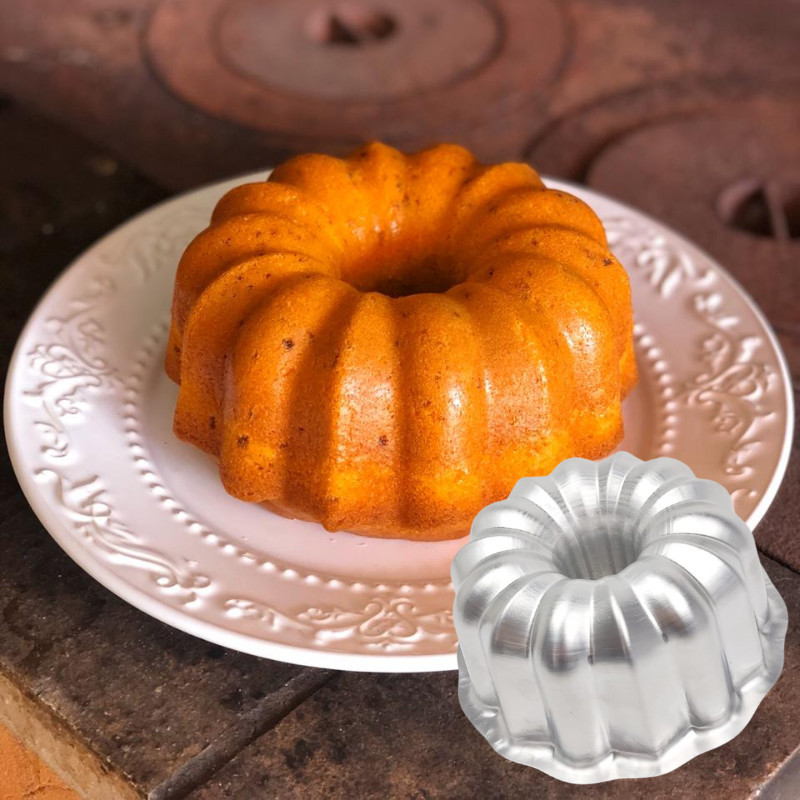 Forma Torta Caparroz Doces Venda Bolo Alumínio Pudim Suiça Decorada 18cm Envio Rapido Profissional