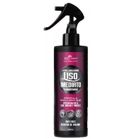 Spray Finalizador/Protetor Térmico Liso Imediato Termoativado Bell Corpus - 200 ml