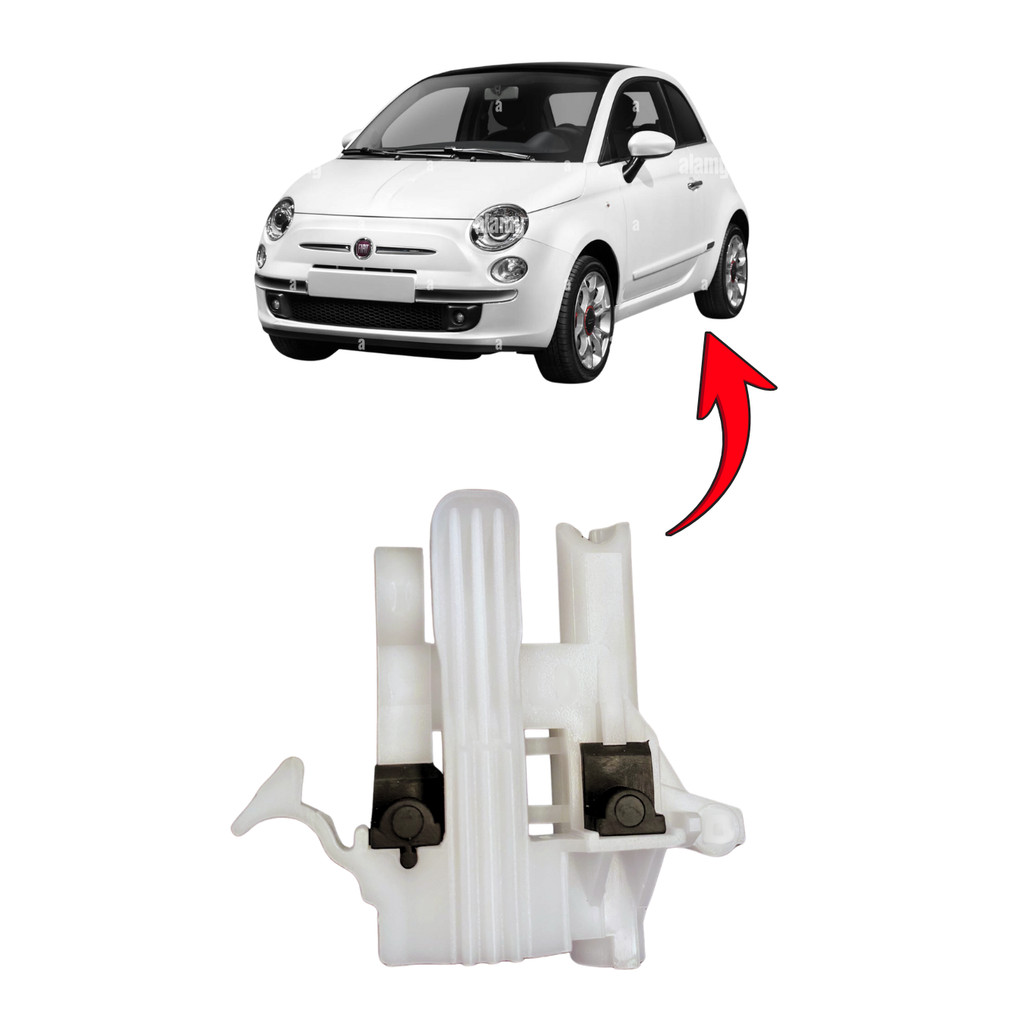 Arraste Fiat 500 2P Porta Dianteira Lado Direito 2010 Em Diante