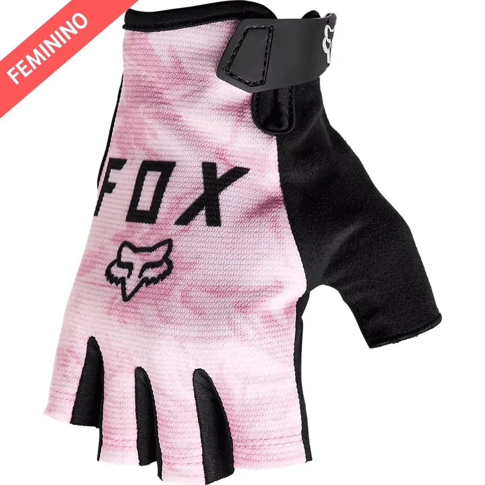 Luva Fox Ranger Gel Curta Rosa Feminino L (G)