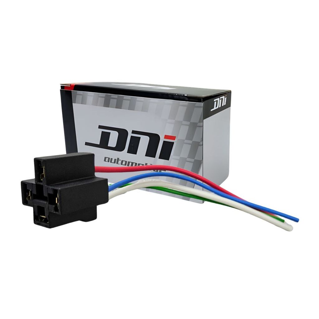 Chicote com Soquete para Relé Auxiliar 4 Terminais Bivolt 12/24V DNI 7502