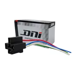Chicote com Soquete para Relé Auxiliar 4 Terminais Bivolt 12/24V DNI 7502