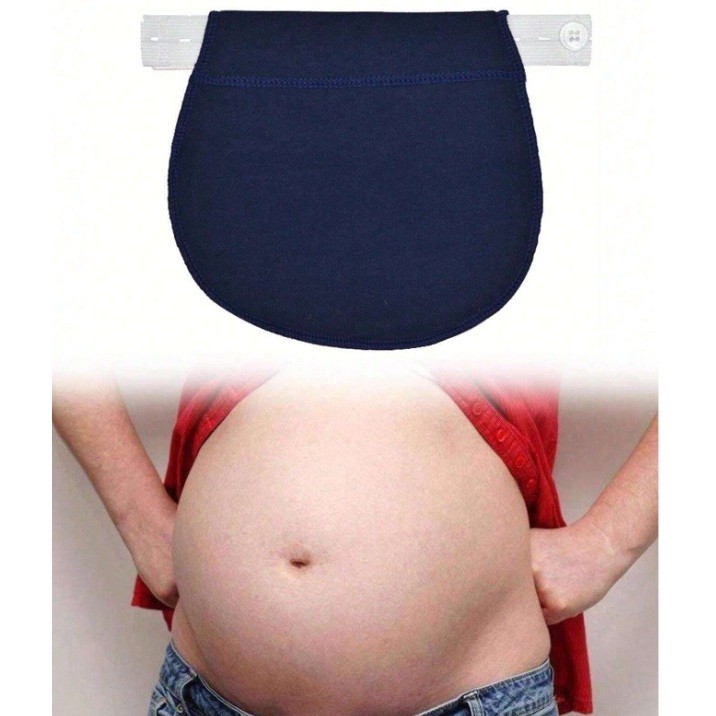 Kit com  Extensores de Calça Gestante Maternidade Extensão De Cintura Tapa Barriga Grávida Suporte De Gravidez