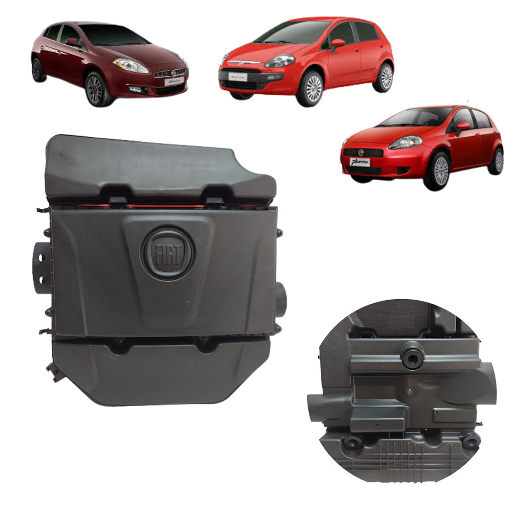Caixa Filtro Ar Tampa Motor Punto 1.6 1.8 Etorq Original fiat
