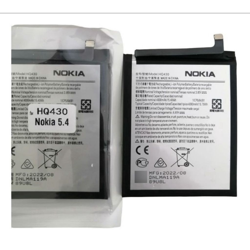 Bateria Nokia 5.4 Nokia 3.4 Hq430 Ta-1333 Ta-1340 Ta-1337