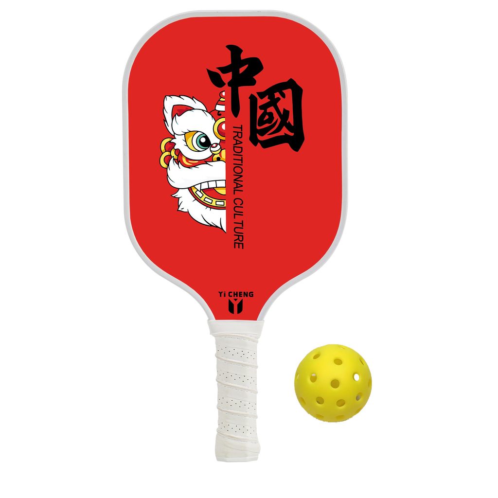 YiCHENG raquete picklebal picklebal fibra de vidro nacional na moda Ultra-leve masculino feminino raquete de treinamento