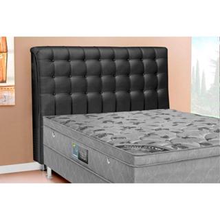 Cabeceira Cama Box Estofada Casal Casal Dama Plus Courano Preto - Simbal em Oferta na Shopee