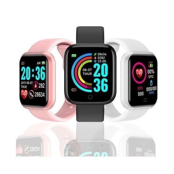 Relogio Smartwatch Smart Bracelet D20/Y68 Plus Relógio inteligente para Android e IOS