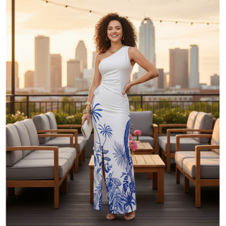 Vestido Longo Feminino Estampado Boho Chic Estilo Livre e Sofisticado Book 15 Anos