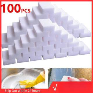 10/20/50/100Pçs Bucha Esponja Mágica Eraser Para Cozinha Escritório Banheiro Melamina Cleaner Limpeza 100x60 X 20mm