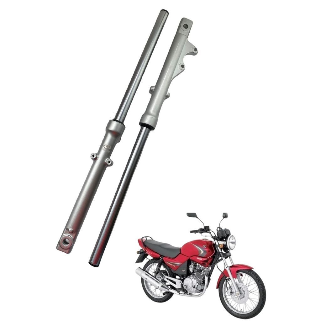 PAR BENGALAS COMPLETA YBR 125 ED 2000 A 2008 FREIO A DISCO DIREITO E ESQUERDO