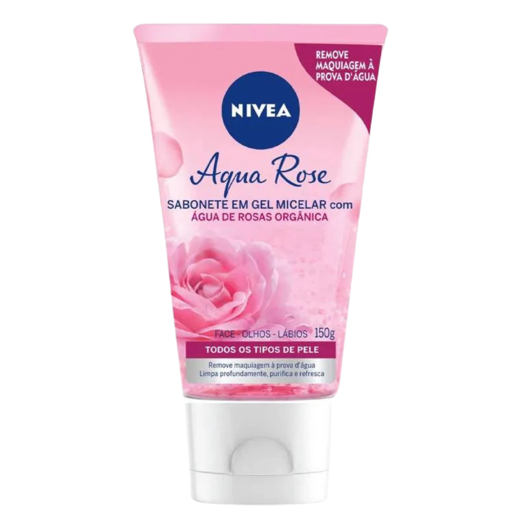 NIVEA Sabonete Facial em Gel Aqua Rose 150ml