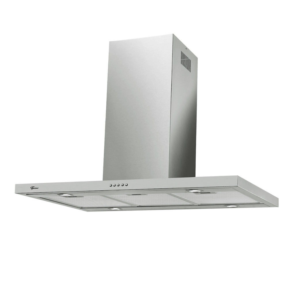 COIFA DE ILHA FISCHER 220V INFINITY TRADITION LINE 90CM INOX 